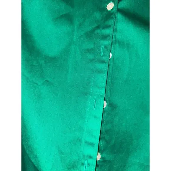 NWT Green Banana Republic Cotton Fitted Stretch M - Picture 2 of 7